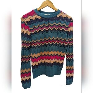 ASOS Fall Crochet Relaxed Fit Sweater Small